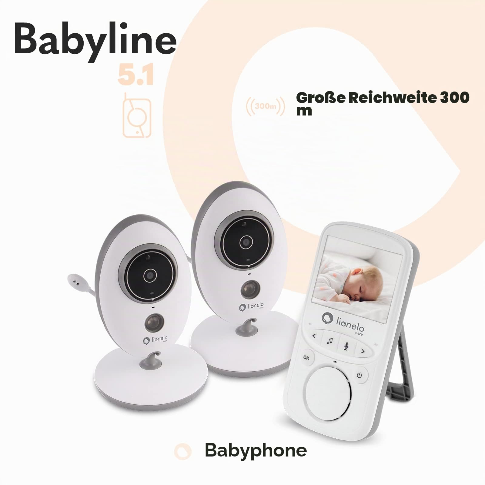 lionelo-babyline-5-1-babyphone-mit-kamera-und-2-kameras image 2