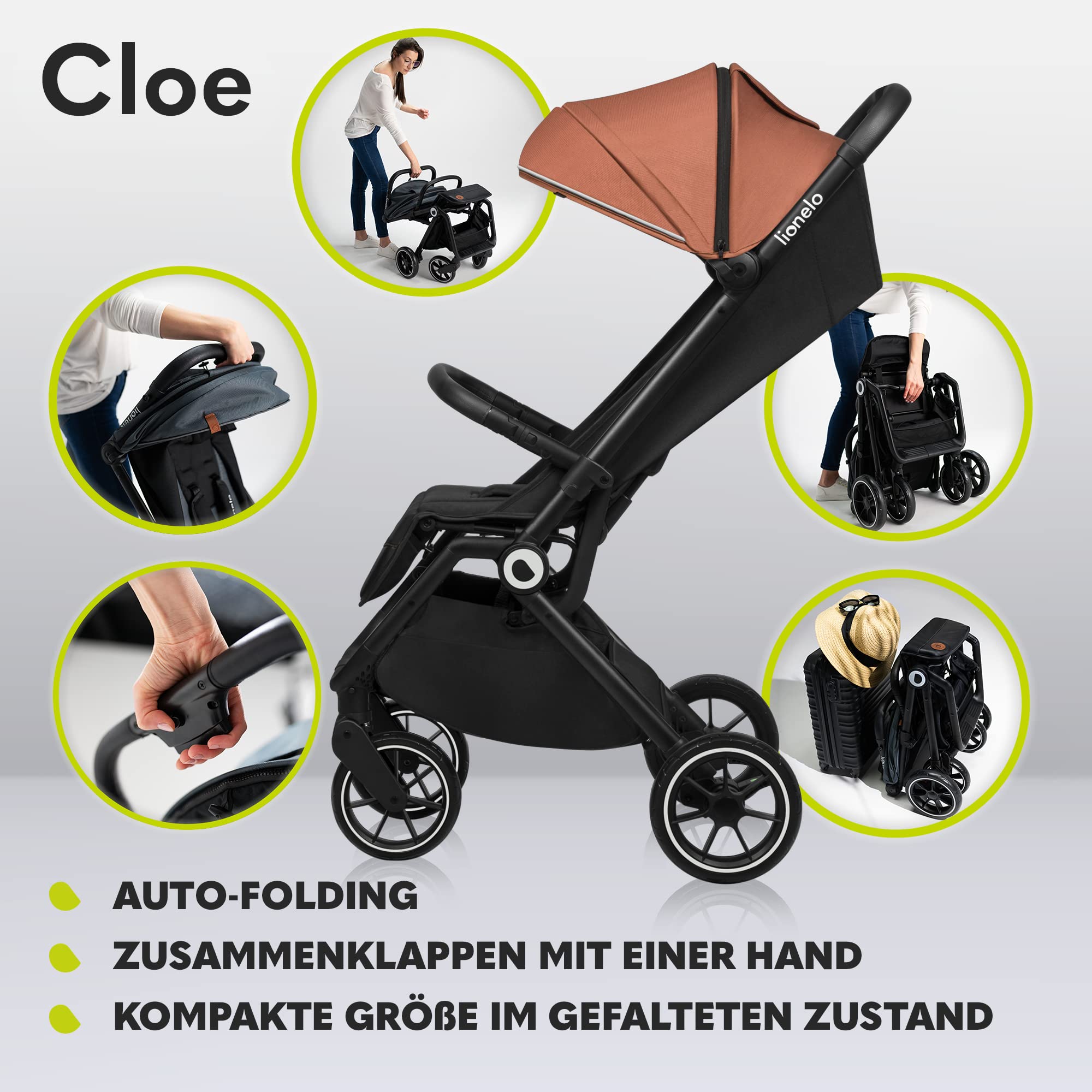 lionelo-cloe-buggy-braun-faltbar-bis-22-kg-mit-xxl-verdeck image 5