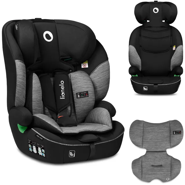 lionelo-levi-kindersitz-9-36-kg-schwarz-grau-i-size-5-punkt-gurt image 1